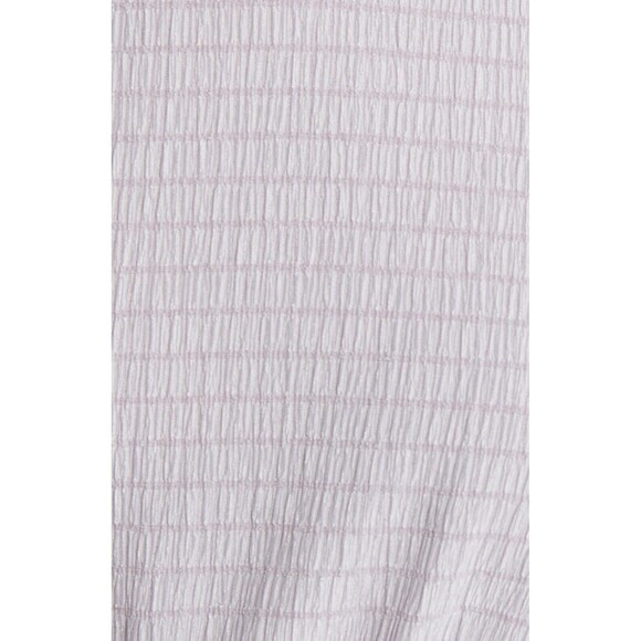 Madewell Women's Size L Shirred Crewneck Crop Top Dusty Lavender - NWOT - Picture 7 of 11